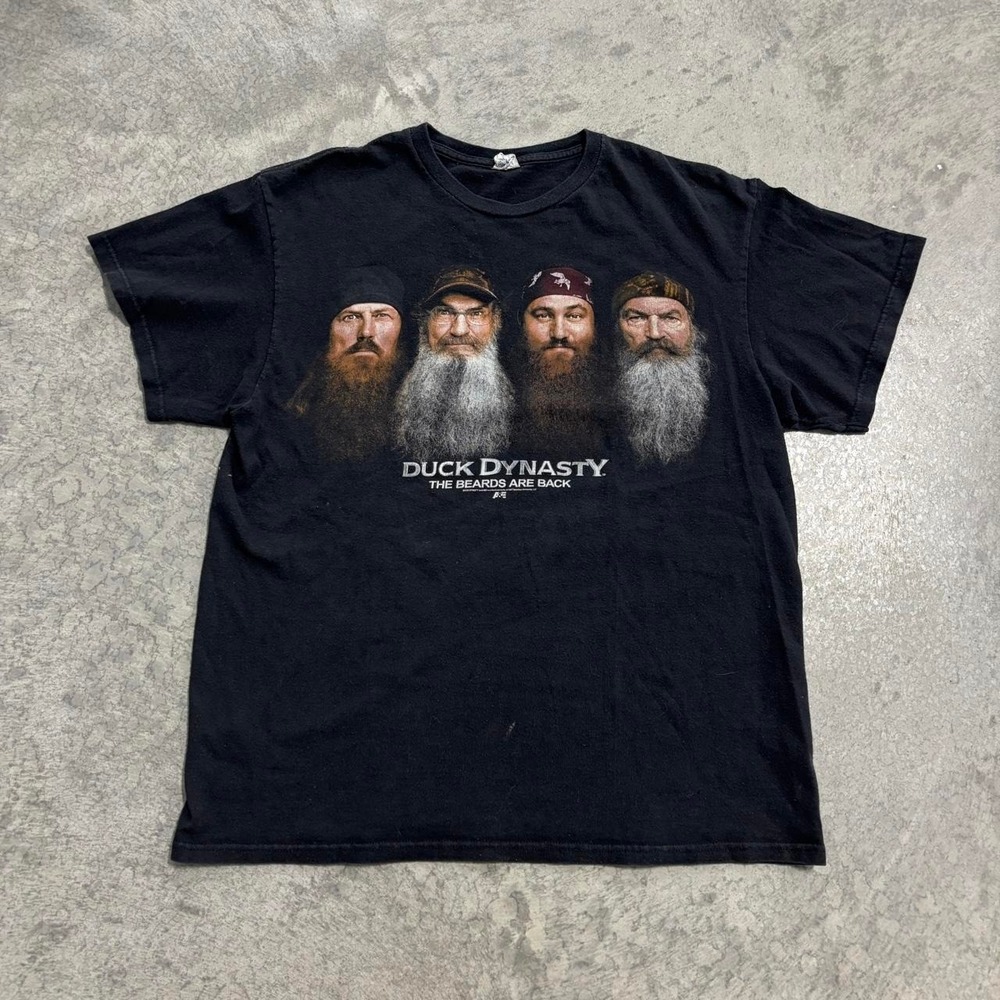 Vintage 2013 Black Delta Pro Weight Duck Dynasty Size Large The Beards Are Back